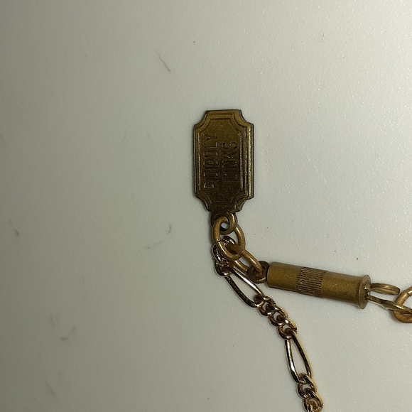 VTG💖 Pididdly Links REAL Brass Charm Necklace - Picture 8 of 12
